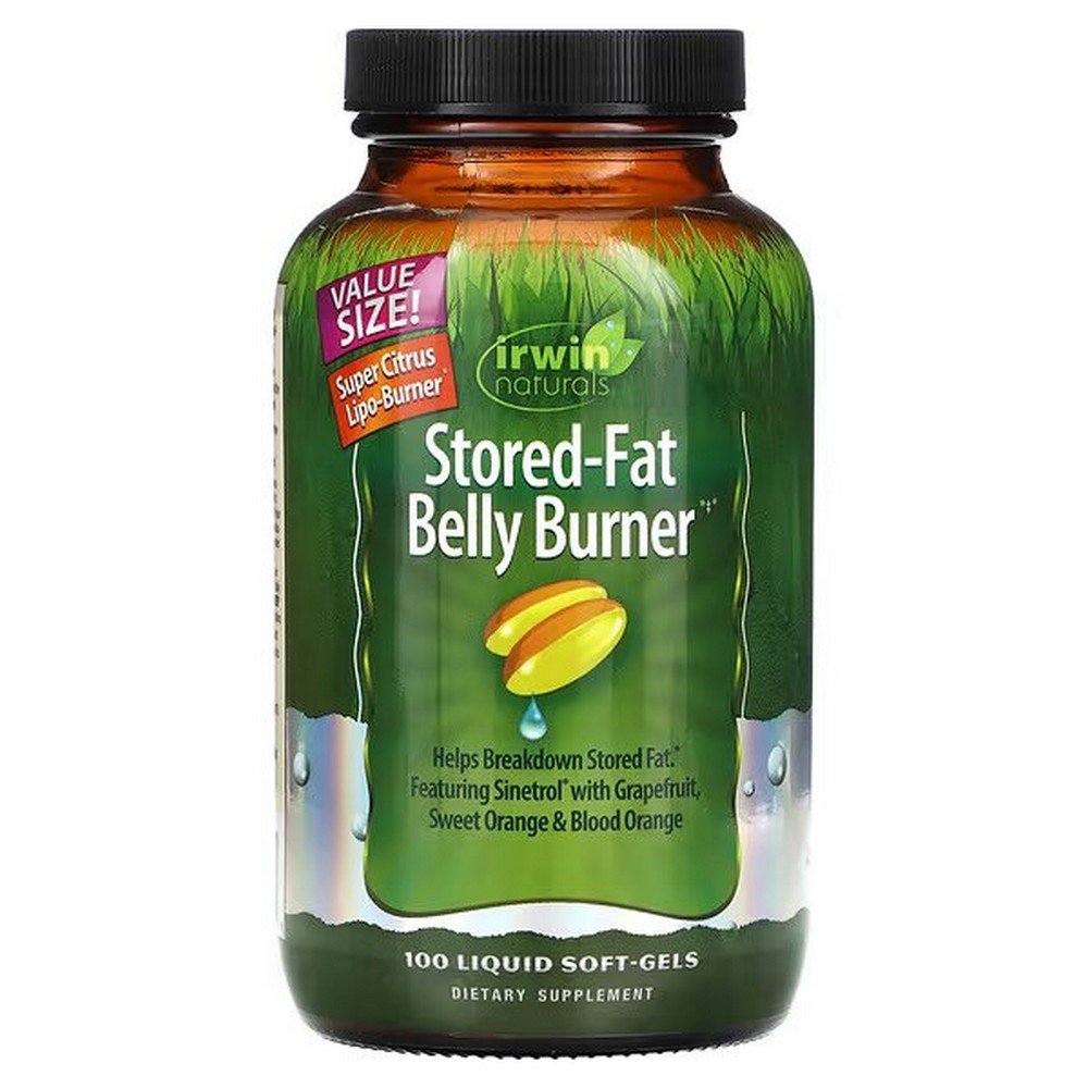 Irwin Naturals, Stored-Fat Belly Burner, 100 Liquid Soft-Gels,Irwin Naturals, Stored-Fat Belly Burner, 100 flüssige Weichkapseln