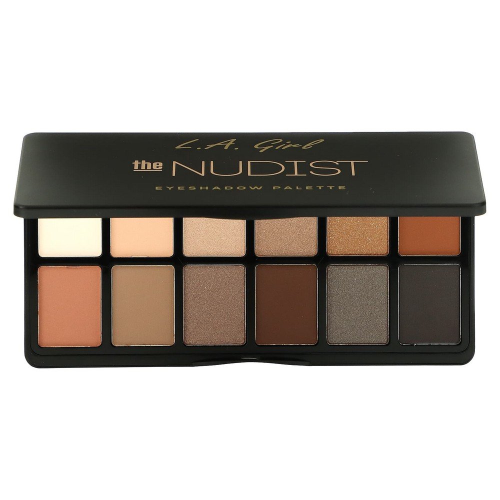 L.A. Girl, The Nudist Eyeshadow Palette, 0.035 oz (1 g) Each,L.A. Girl, The Nudist Lidschatten-Palette, 1 g pro Einheit