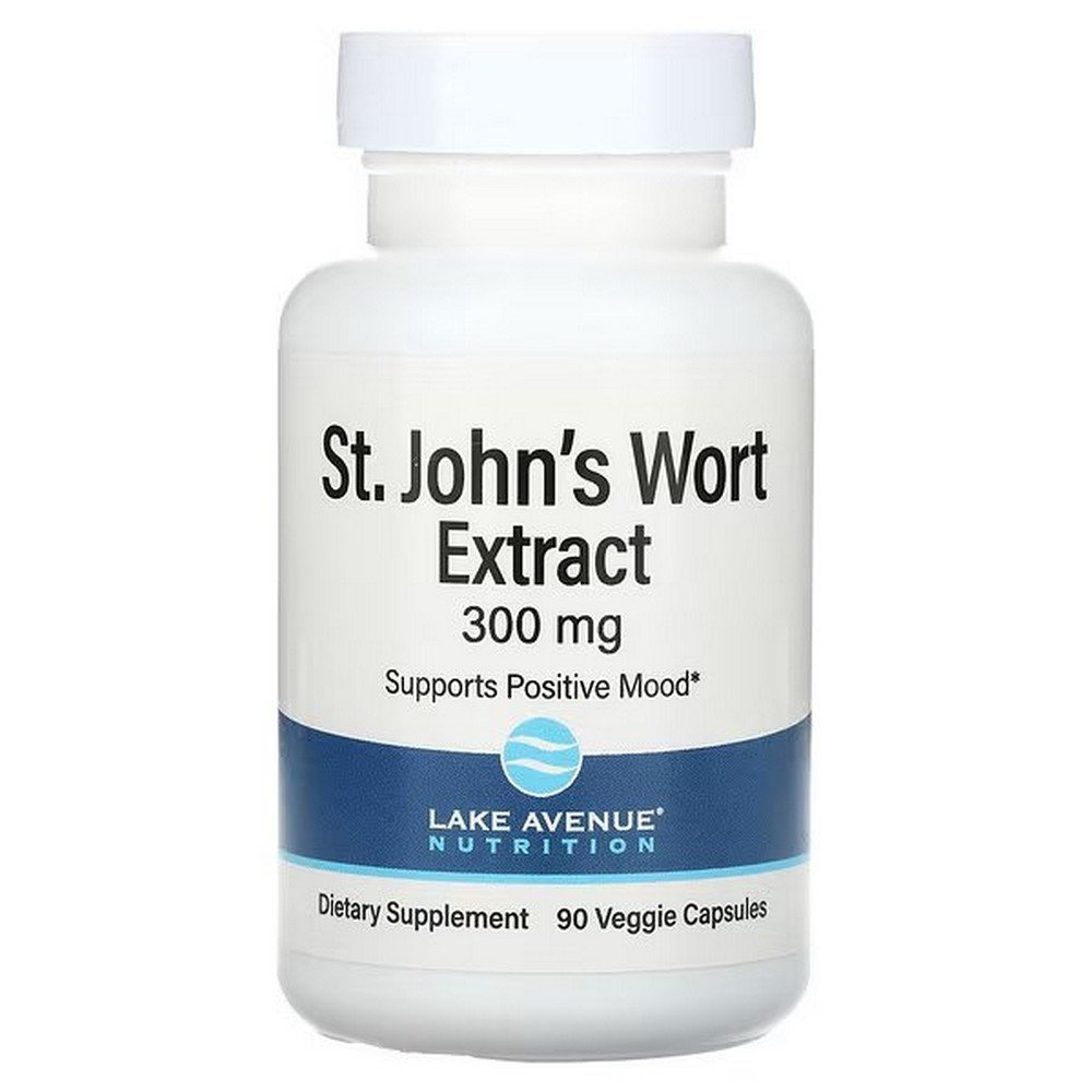 Lake Avenue Nutrition, St. John's Wort Extract, St. John's Wort Extract, 300 mg, 90 Vegetarian Capsules,Lake Avenue Nutrition, St. John's Wort Extract, Johannsikrautextrakt, 300 mg, 90 vegetarische Kapseln