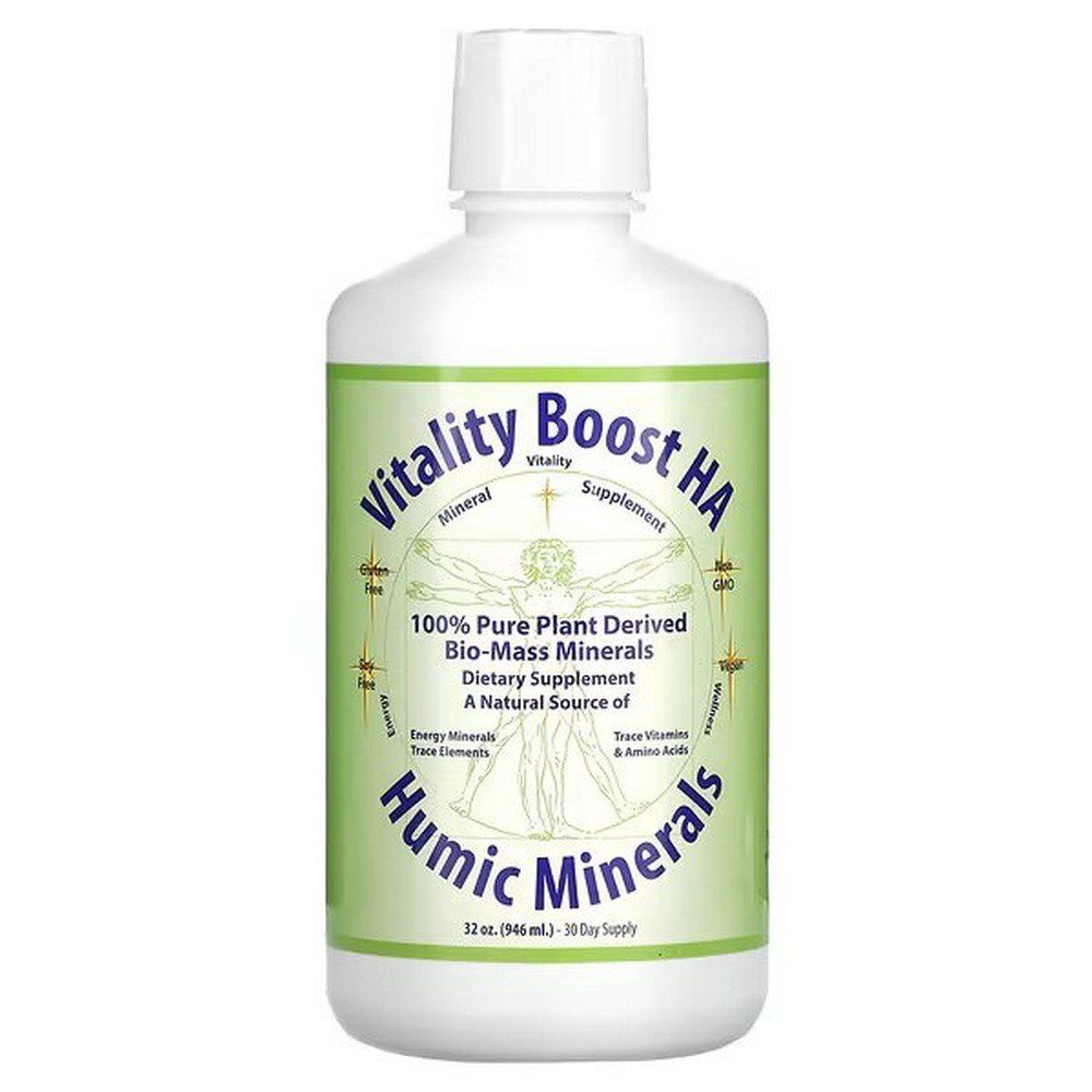 Morningstar Minerals, Vitality Boost HA, Humic Substances, 32 fl. oz. (946 ml),Morningstar Minerals, Vitality Boost HA, Huminstoffe, 946 ml (32 fl. oz.)