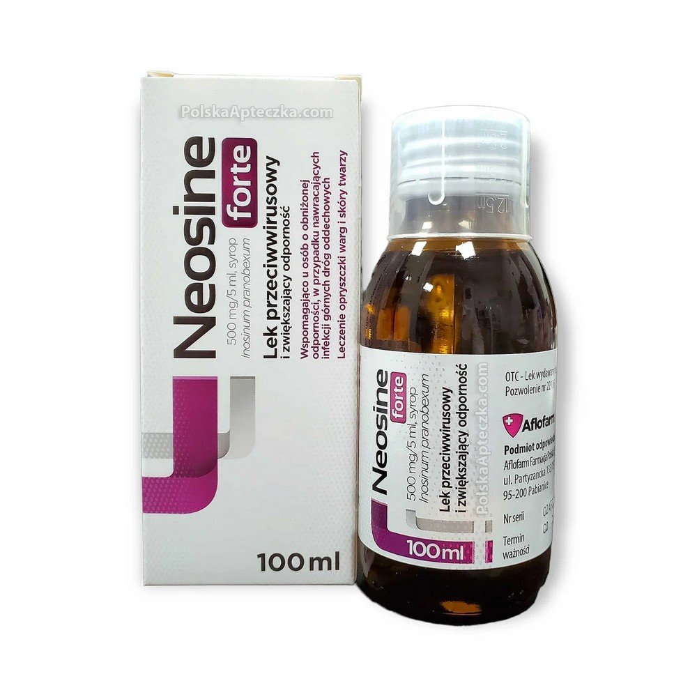 AFLOFARM Farmacja Polska Sp. z o. o.,Neosine Forte Syrup 0.5 G/5Ml 100 ml,Neosine Forte Syrop 0,5 G/5Ml 100 ml