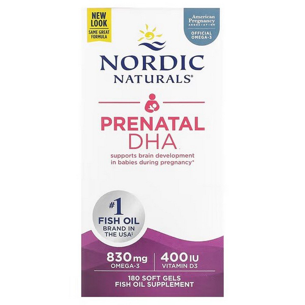 Nordic Naturals, Prenatal DHA, DHA for Pregnant Women, Unflavored Formula, 180 Softgels,Nordic Naturals, Prenatal DHA, DHA für Schwangere, geschmacksneutrale Formel, 180 Weichkapseln