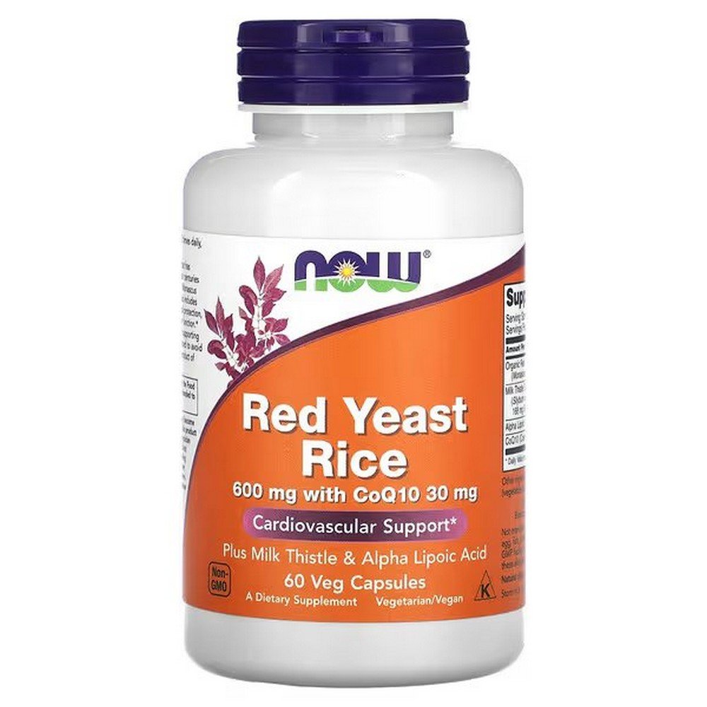 NOW Foods, Red Yeast Rice, 60 Vegetable Capsules,NOW Foods, Roter Hefereis, 60 pflanzliche Kapseln