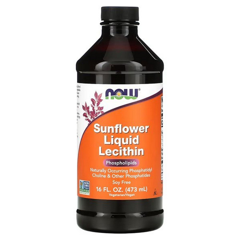 NOW Foods, Sunflower Liquid Lecithin, 16 fl oz (473 ml),NOW Foods, Sunflower Liquid Lecithin, flüssiges Sonnenblumen-Lecithin, 473 ml (16 fl. oz.)
