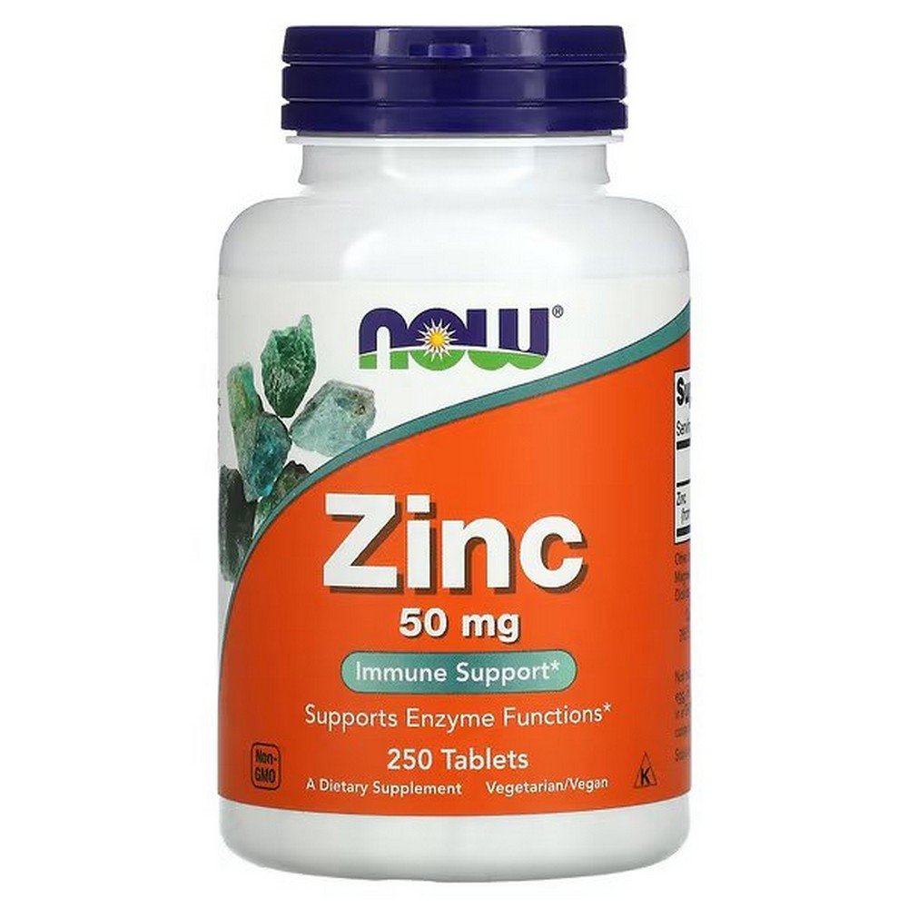 NOW Foods, Zinc, 50 mg, 250 tablets,NOW Foods, Zinc, 50 mg, 250 Tabletten