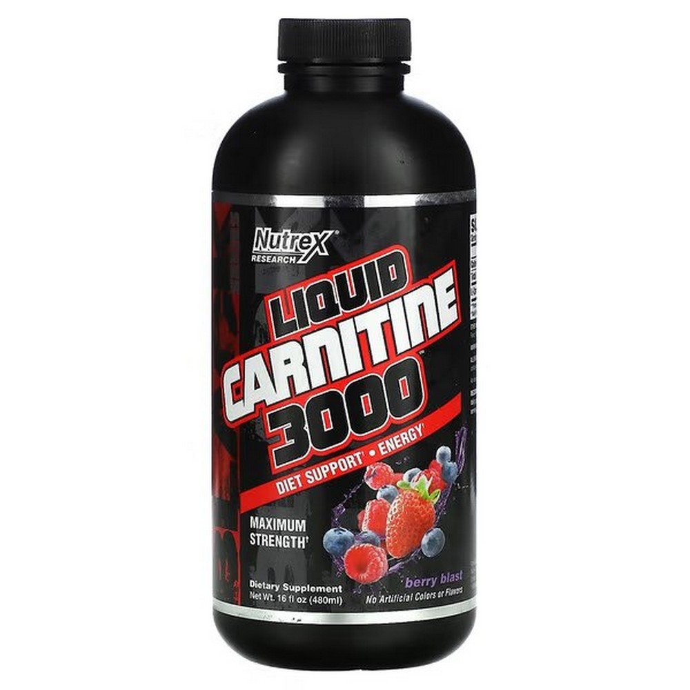 Nutrex Research, Liquid Carnitine 3000, Berry Blast, 480 ml (16 fl. oz.),Nutrex Research, Liquid Carnitine 3000, Berry Blast, 480 ml (16 fl. oz.)