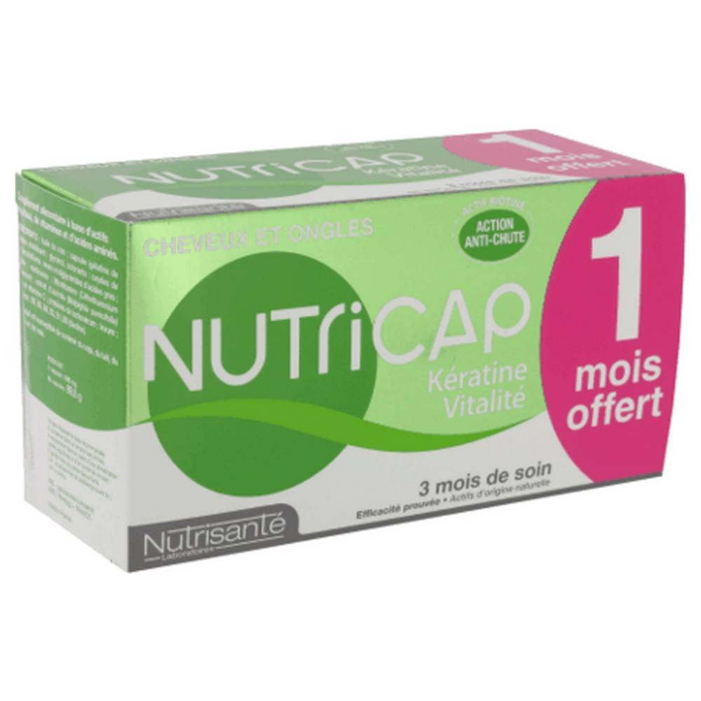 NUTRICAP KERATIN HAIR NAILS, 90, NUTRICAP KERATINE CHEVEUX ONGLES