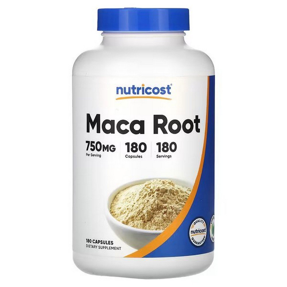 Nutricost, Maca Root, 750 mg, 180 Capsules,Nutricost, Maca-Wurzel, 750 mg, 180 Kapseln