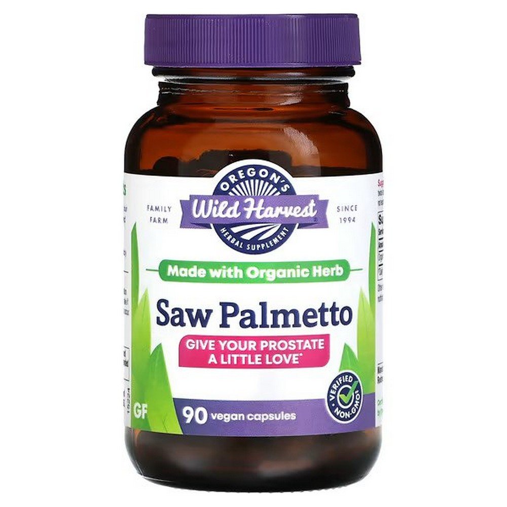 Oregon's Wild Harvest, Saw Palmetto Berry, 90 Vegan Capsules,Oregons Wild Harvest, Sägepalmenbeere, 90 vegane Kapseln