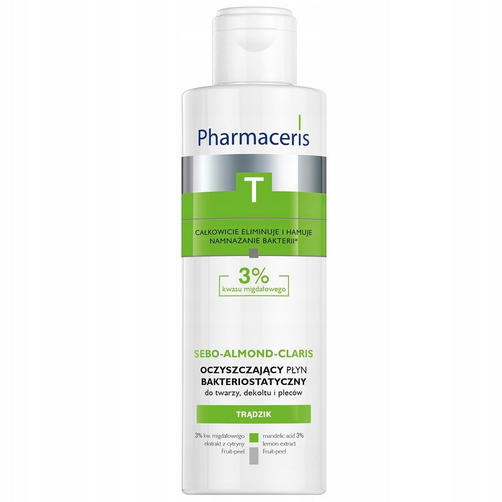Pharmaceris,Pharmaceris T Sebo cleansing liquid for face, neckline and back, 190 ml,Pharmaceris T Sebo oczyszczający płyn d/twarzy, dekoltu i pleców, 190 ml