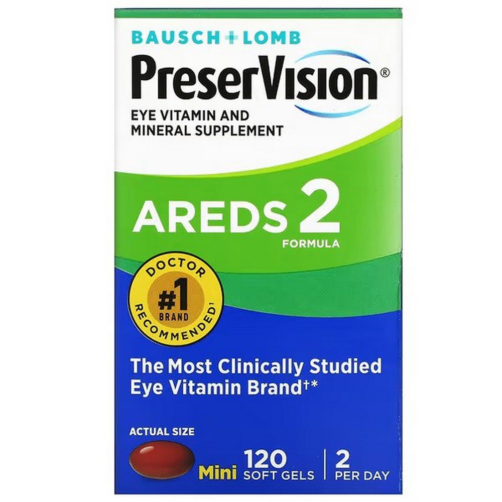 PreserVision, Eye Vitamin and Mineral Supplement, 120 Mini Soft Gels,PreserVision, Vitamin- und Mineralstoffzusatz für die Augen, 120 Mini-Softgele
