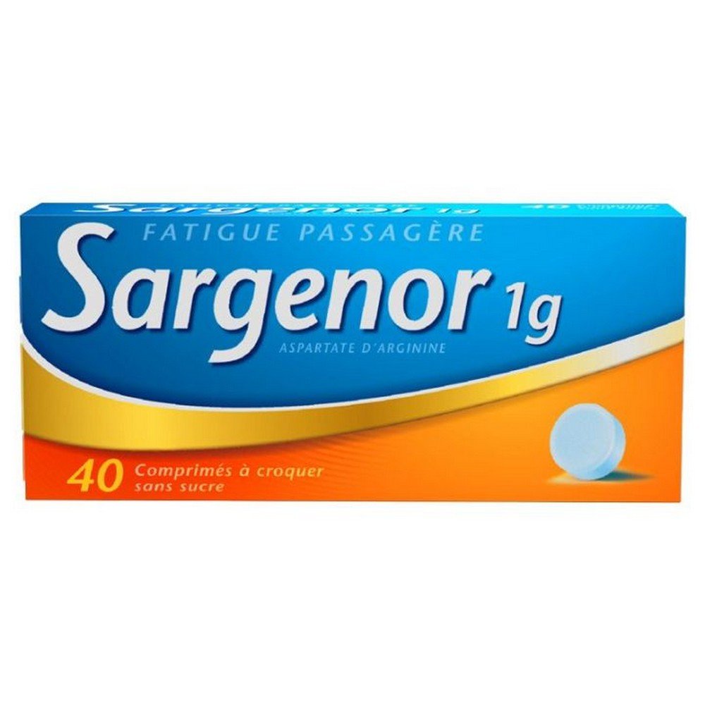 Sargenor 1 g Temporary Fatigue 40 tablets,Sargenor 1 g Fatigue Passagère 40 comprimés