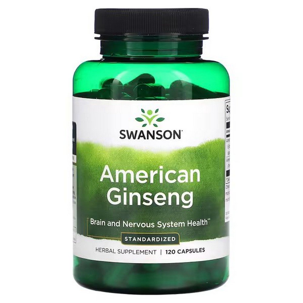 Swanson, American Ginseng, 120 capsules;Swanson, Amerikanischer Ginseng, 120 Kapseln