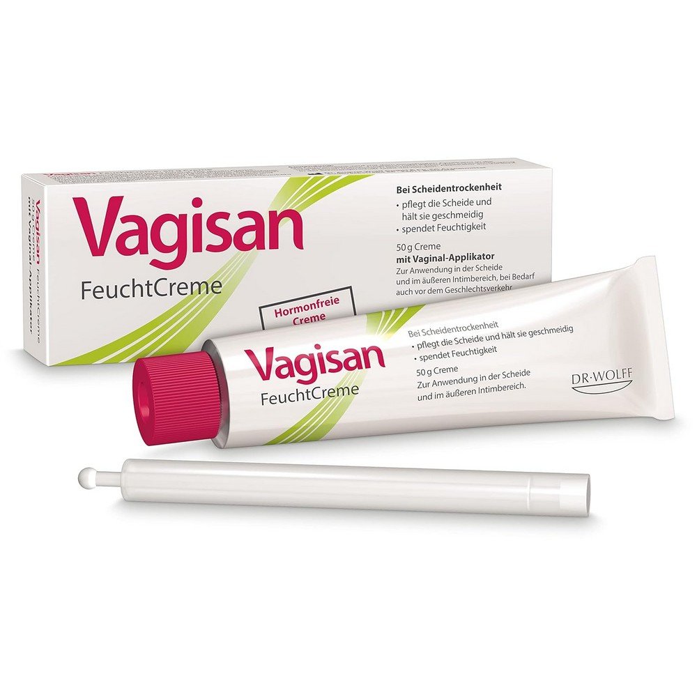 Vagisan Moisturising Cream with Applicator, 50 g, Feuchtigkeitscreme mit Applikator, 50 g