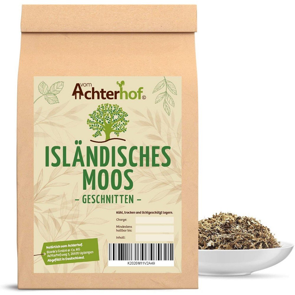 vom-Achterhof 250 g Icelandic Moss Tea Icelandic, 250 g Isländischer Moostee Isländisch