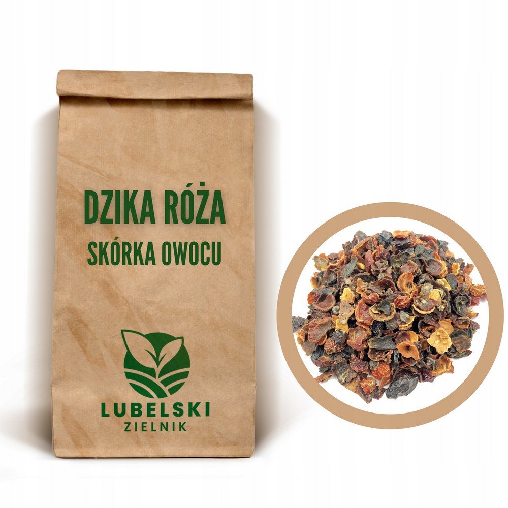 WILD ROSE FRUIT SKIN 1 KG - LUBELS HERBARY,SKÓRKA OWOCÓW DZIKIEJ RÓŻY 1 KG - ZIOŁ LUBELSKI