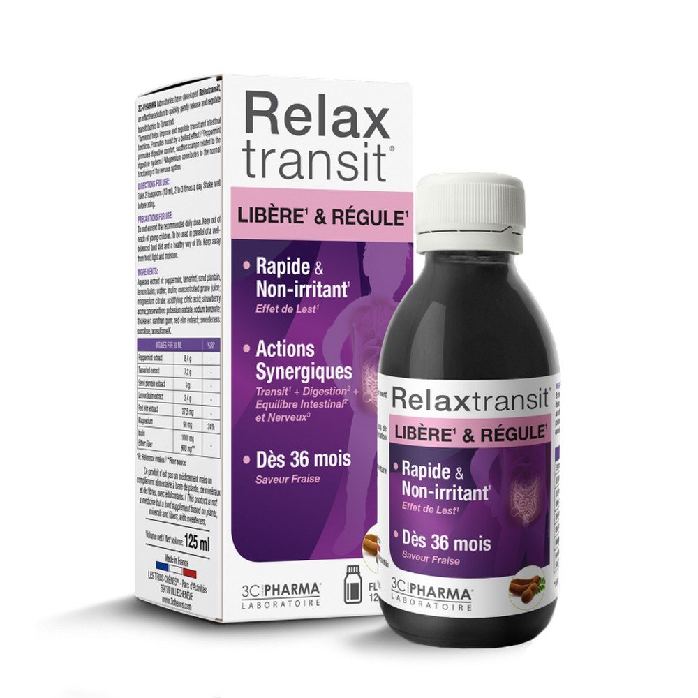 3C Pharma Laxatransit Special Transit Solution 125ml,3C Pharma Laxatransit Solution Spéciale Transit 125 ml