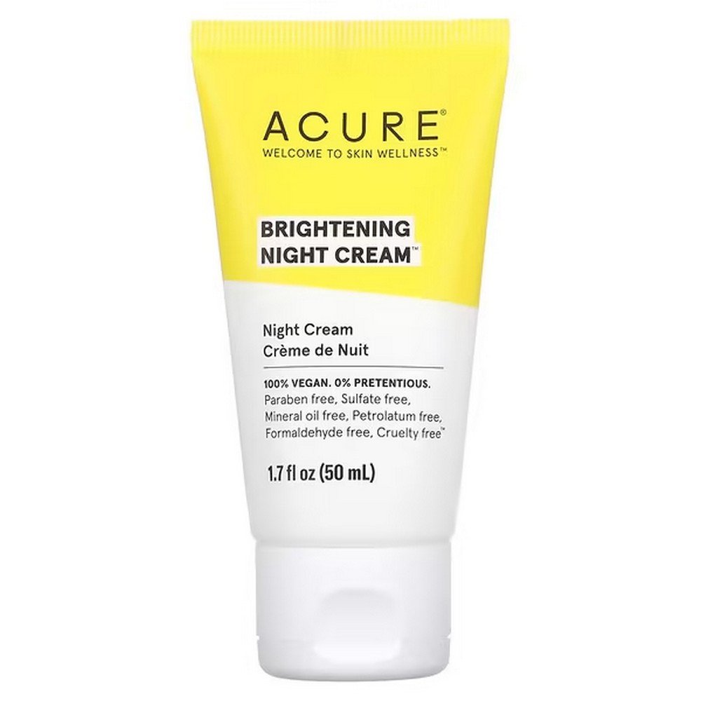 ACURE Brightening Night Cream, 1.7 fl oz (50 ml),ACURE, осветляющий ночной крем, 50 мл (1,7 жидк. унции)