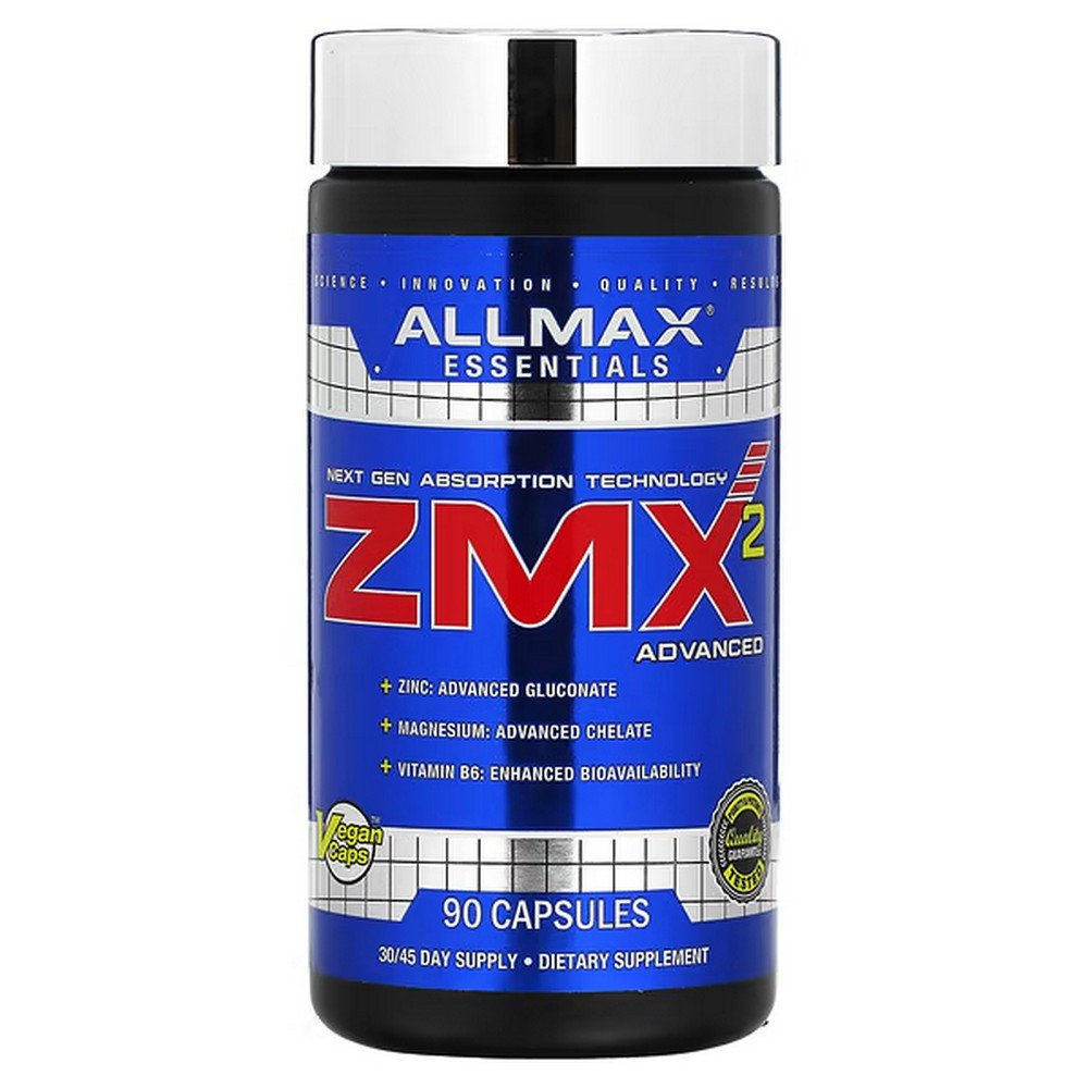 ALLMAX, ZMX2 Highly Absorbent Magnesium Chelate, 90 Capsules,ALLMAX, ZMX2, хелат магния с улучшенной усвояемостью, 90 капсул