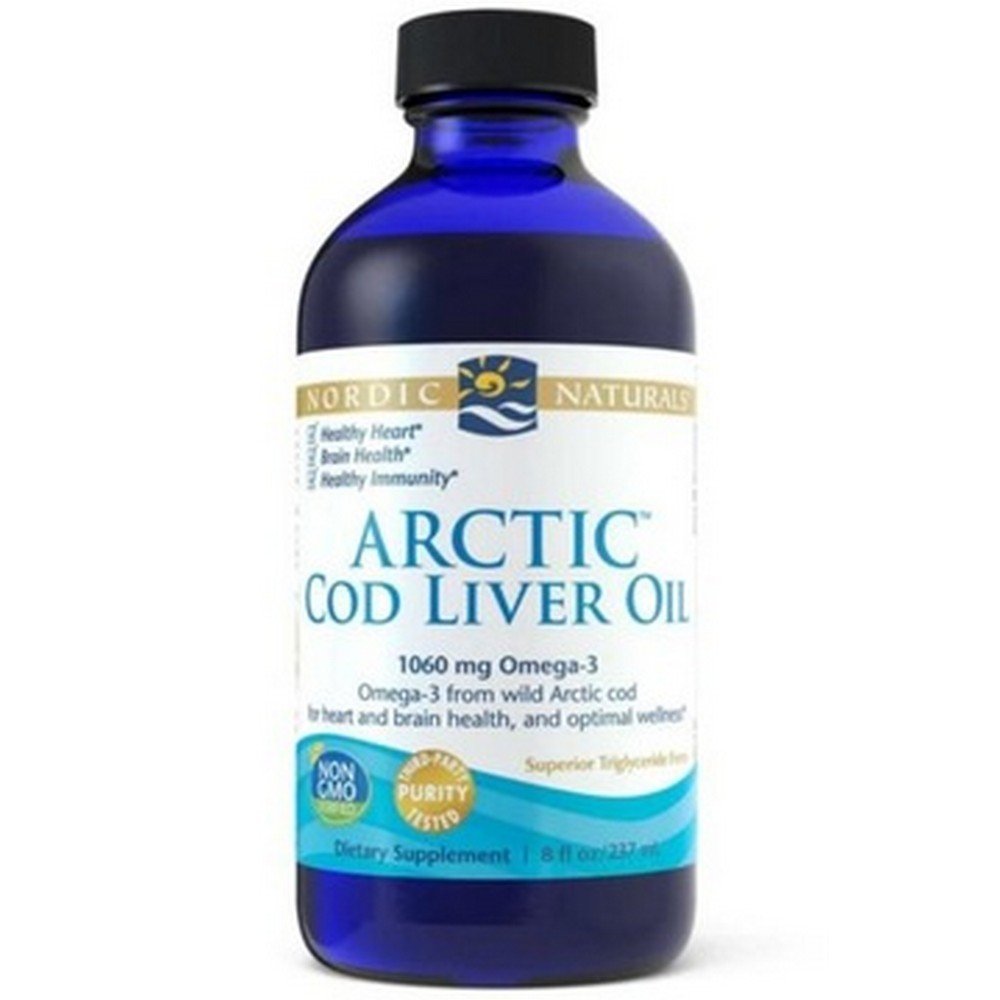 Nordic Naturals, Arctic Cod Liver Oil liquid 237 ml, Olej z wątroby dorsza arktycznego w płynie 237 ml