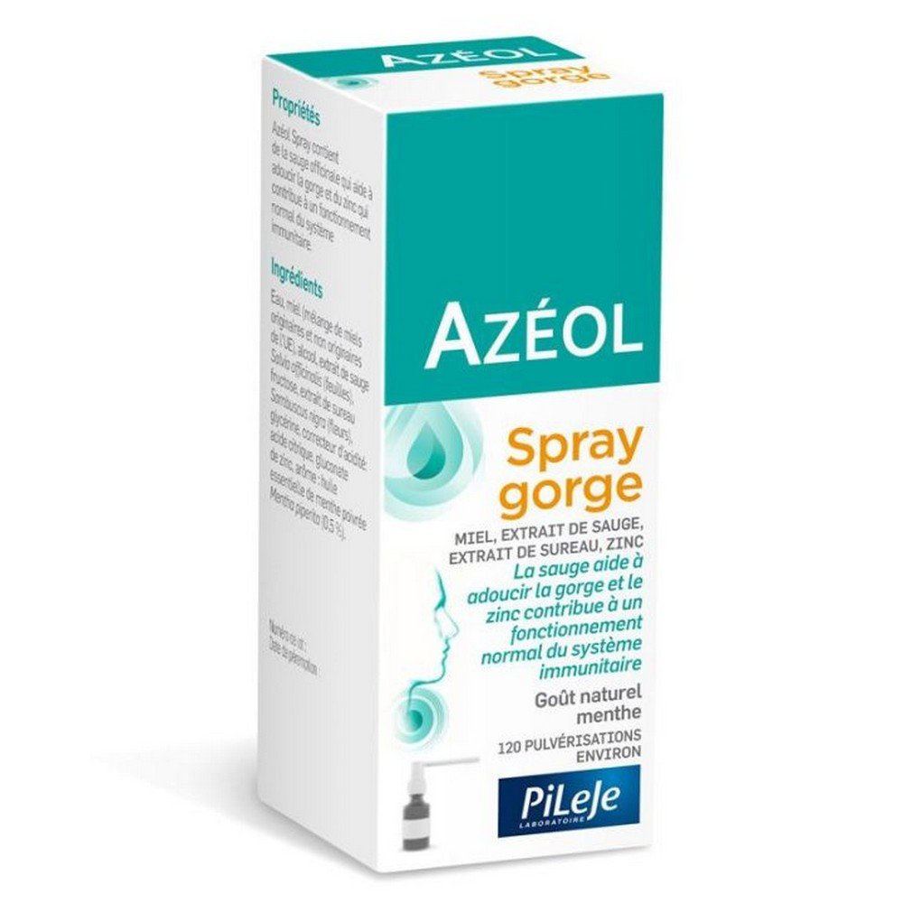 AZEOL natural oily cough syrup 75ml Pileje,AZEOL Sirop naturel contre la toux grasse 75ml Pileje