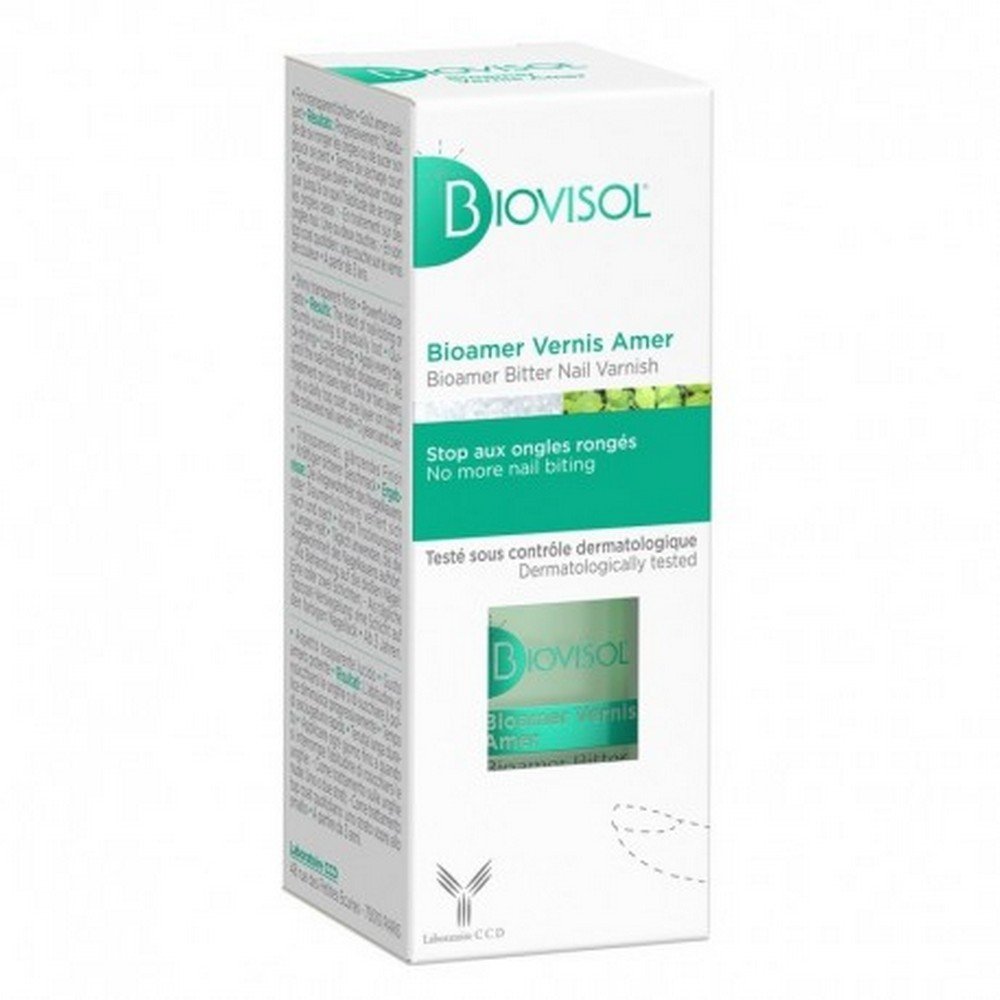 BIOVISOL BIOAMER Anti-onychophagia nail polish 10ml,BIOVISOL BIOAMER Vernis à ongles anti-onychophagie 10 ml