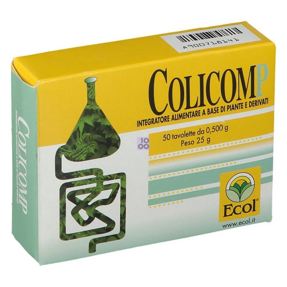Colicomp 50 Tablets 0.5 G 737,Colicomp 50 compresse 0,5 G 737