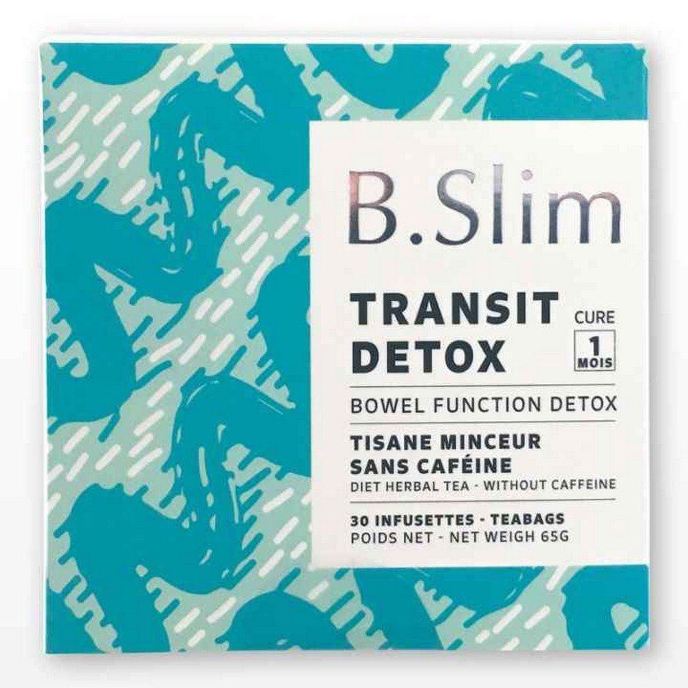 Dietworld B-Slim Transit Detox Slimming Herbal Tea 15 sachets,Transit Detox Tisane Minceur 15 sachets