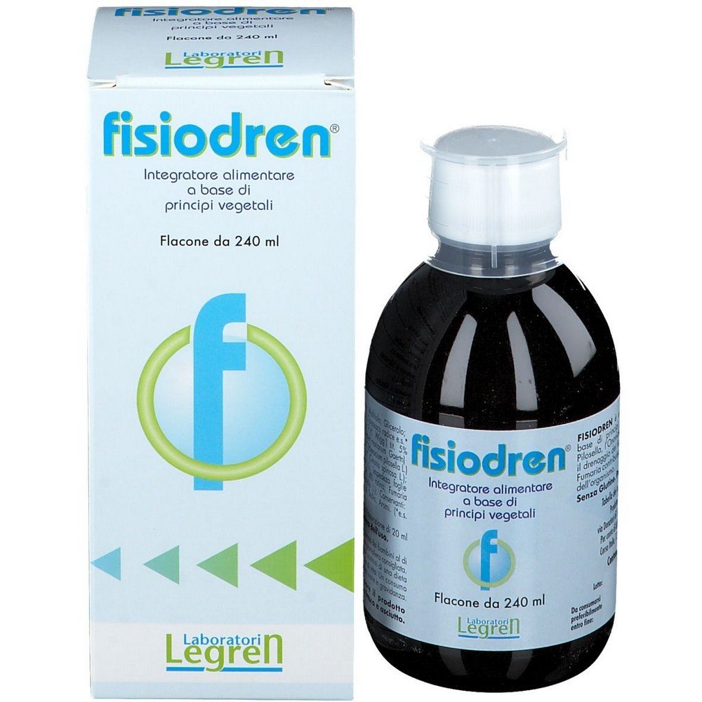Fisiodren - Draining and purifying supplement - 240 ml,Fisiodren - Integratore drenante e depurativo - 240 ml,LABORATORI LEGREN Srl