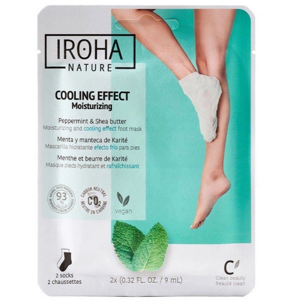 Iroha Foot Mask Socks Relax Peppermint (1 pair),Iroha Foot Mask Socks Relax Peppermint (1 pair),Iroha Nature