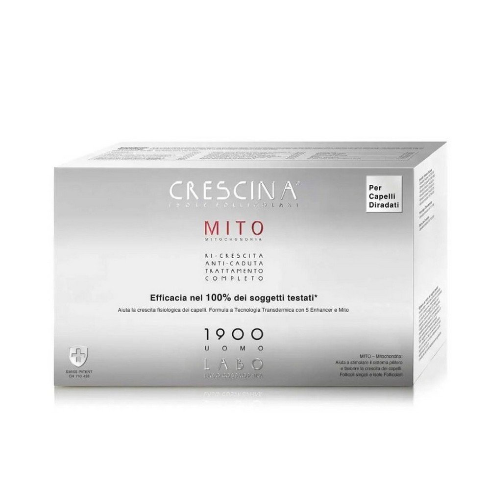 LABO SUISSE - Crescina Mito 1900 - Man Follicular Islands Treatment 20+20 Vials,LABO SUISSE - Crescina Mito 1900 - Man Follicular Islands Treatment 20+20 Vials,Labo Cosprophar Suisse