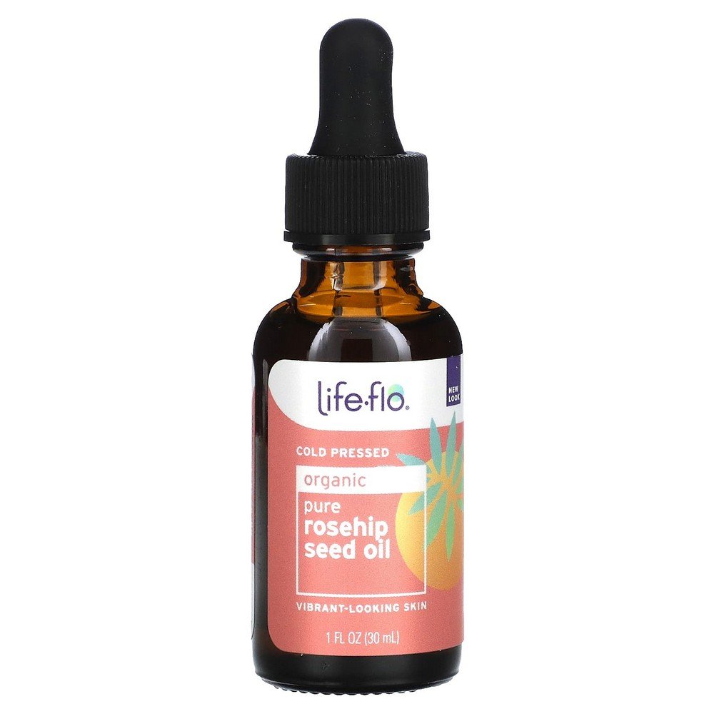 Life-flo, Organic Pure Rosehip Seed Oil, 1 fl oz (30 ml),Life-flo, Pure Rosehip Seed Oil, naturreines Hagebuttensamenöl, Hautpflege, 30 ml (1 fl. oz.)