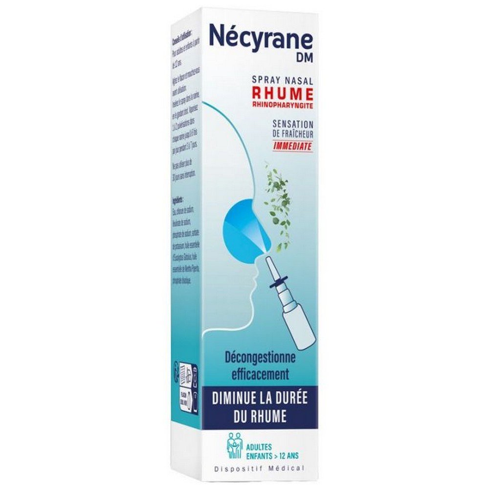 NECYRANE NASAL SOLUTION 10ML colds,NECYRANE SOLUTION NASALE 10ML rhume