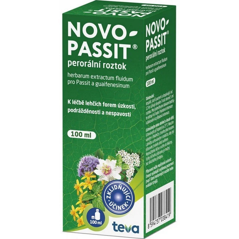 NOVO-PASSIT POR.SOL.100 ML X 40 MG/77.5 NBSP;MG/ML