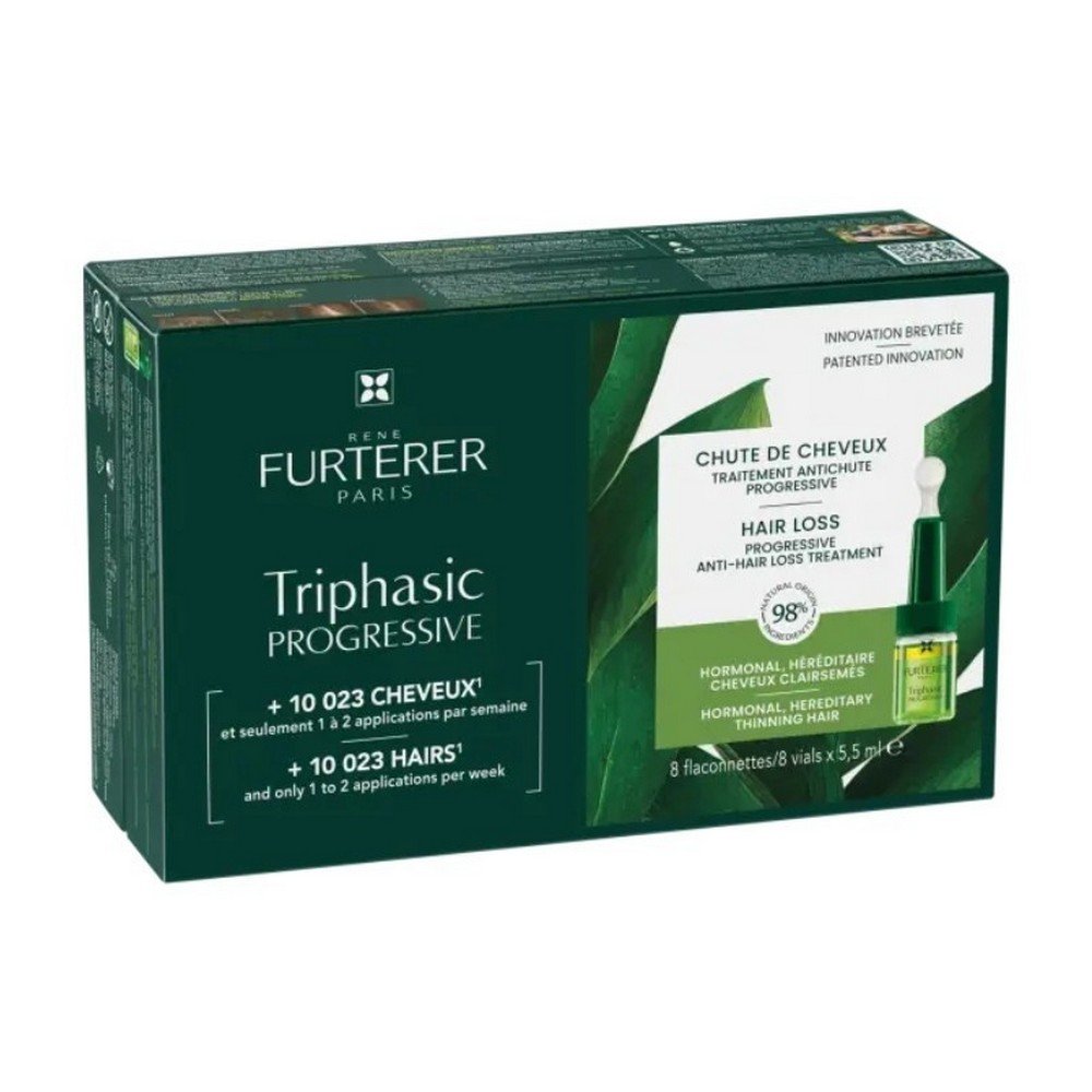 RENE FURTERER - Triphasic Progressive - Hair Loss Treatment 8 Vials,RENE FURTERER - Triphasic Progressive - Hair Loss Treatment 8 Vials,Rene Furterer