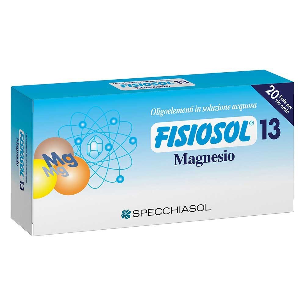 Specchiasol Fisiosol 13 Magnesium Trace Elements 20 Vials,Specchiasol Fisiosol 13 Magnesio Oligoelementi 20 Fiale,SPECCHIASOL Srl