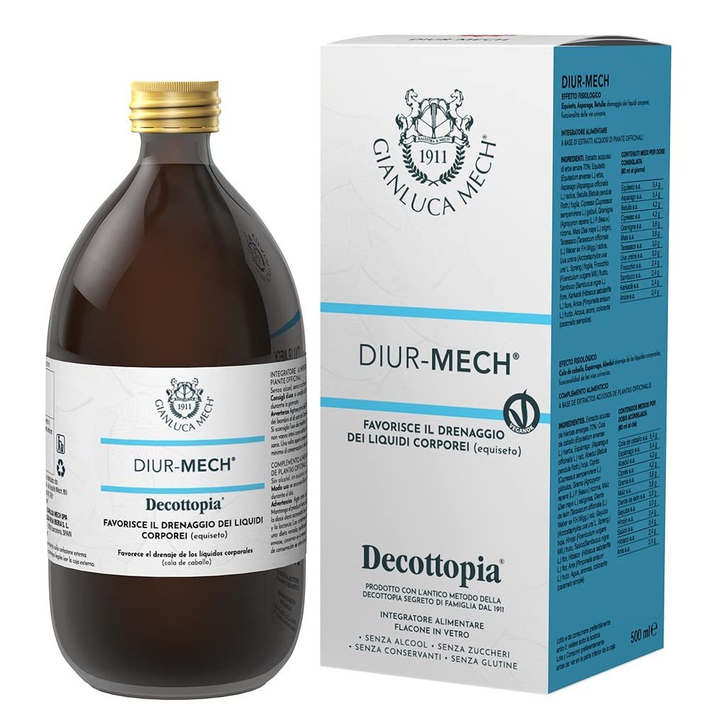 Tisanoreica Diur-Mech Draining Supplement 500 ml,Tisanoreica Diur-Mech Integratore Drenante 500 ml,GIANLUCA MECH SpA