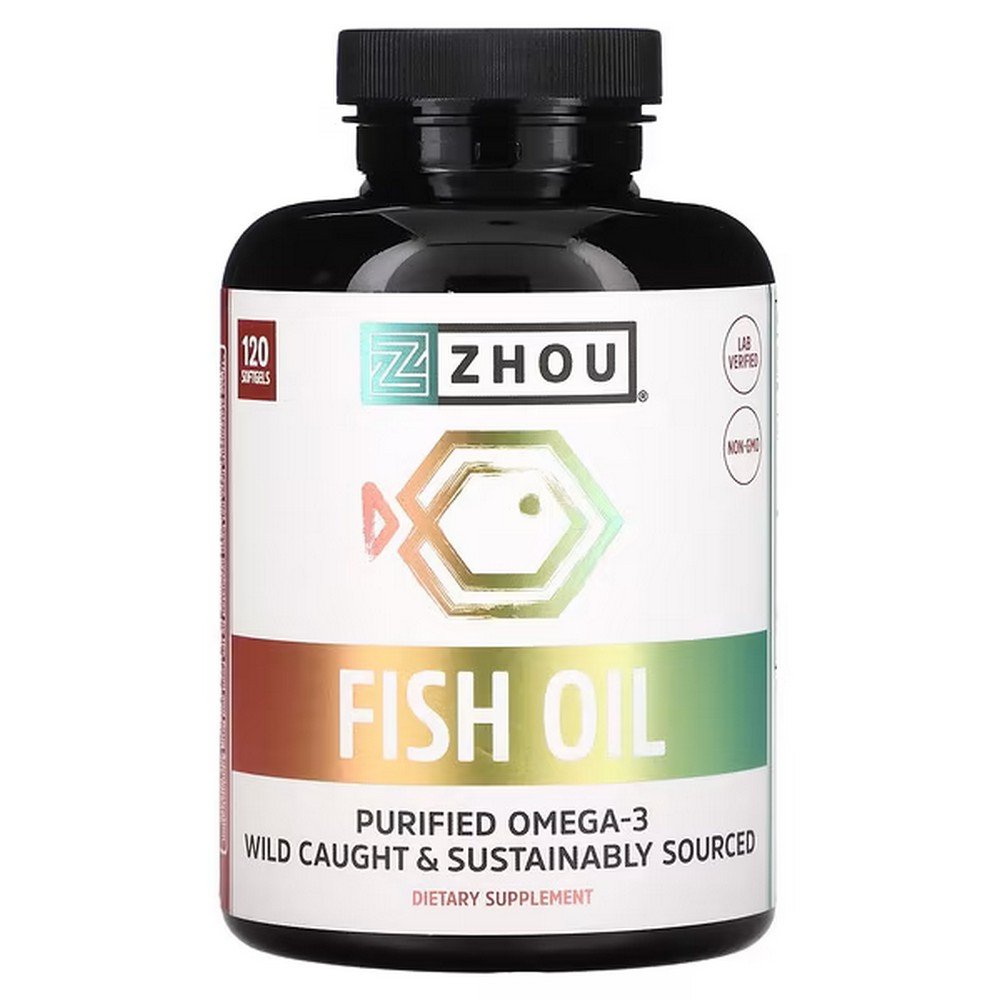Zhou Nutrition, Fish Oil, 120 Softgels,Zhou Nutrition, Fischöl, 120 Weichkapseln