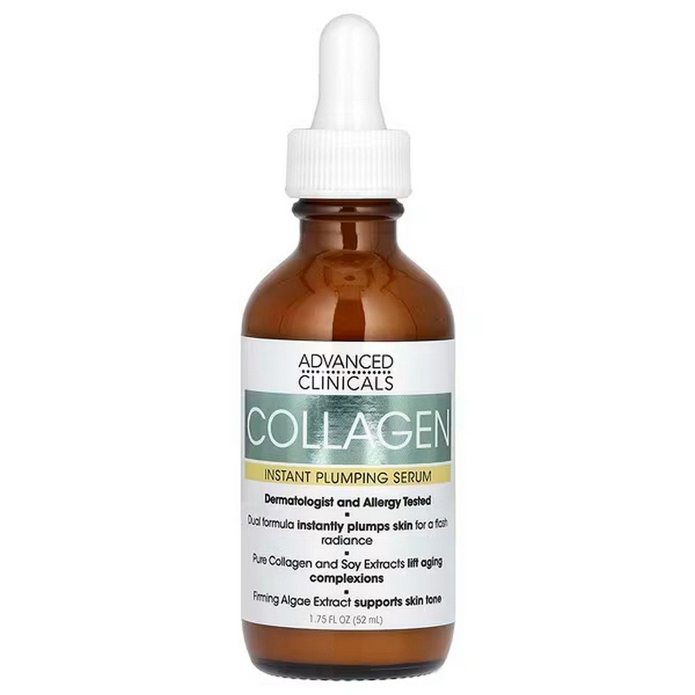 Advanced Clinicals, Collagen Serum, Collagen Serum, 52 ml (1.75 fl. oz.),Advanced Clinicals, сыворотка с коллагеном, 52 мл (1,75 жидк. унции)