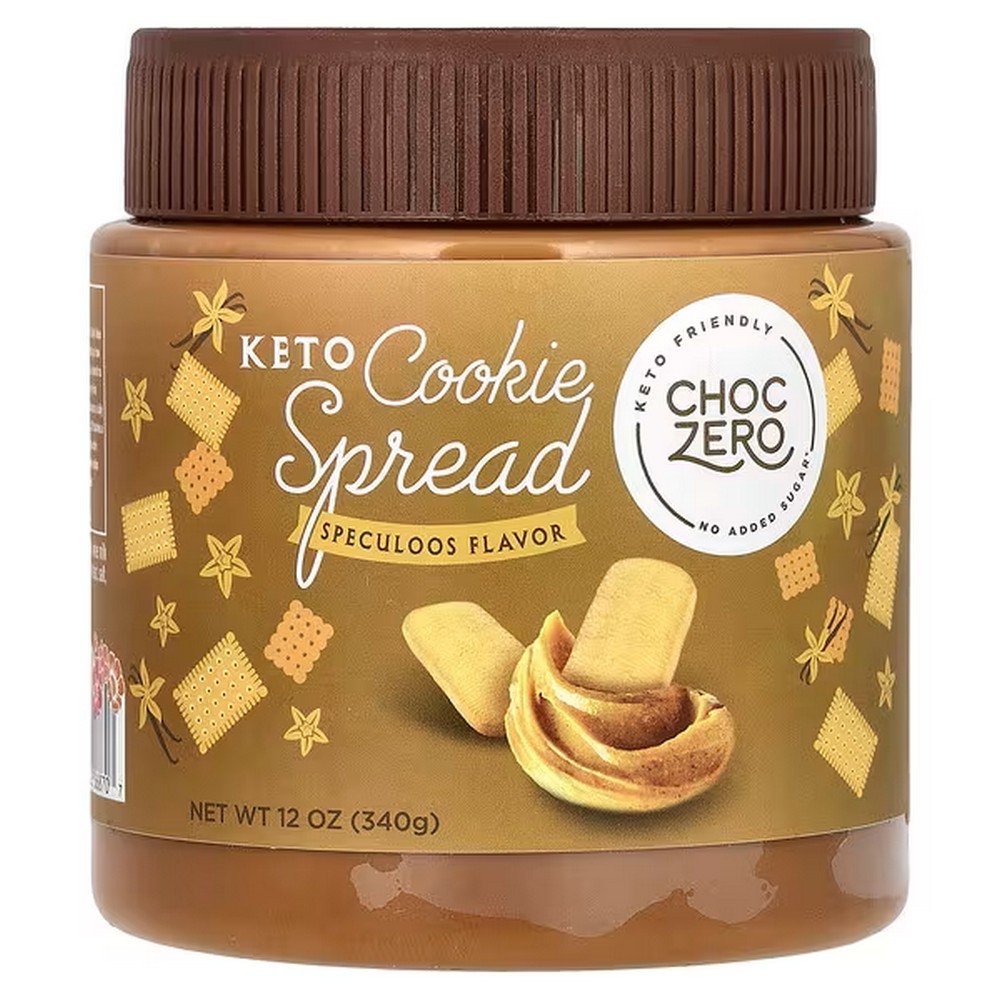ChocZero, Keto Cookie Spread, Speculoos, 12 oz (340 g),ChocZero, Keto-Keksaufstrich, Spekulatius, 340 g (12 oz.)