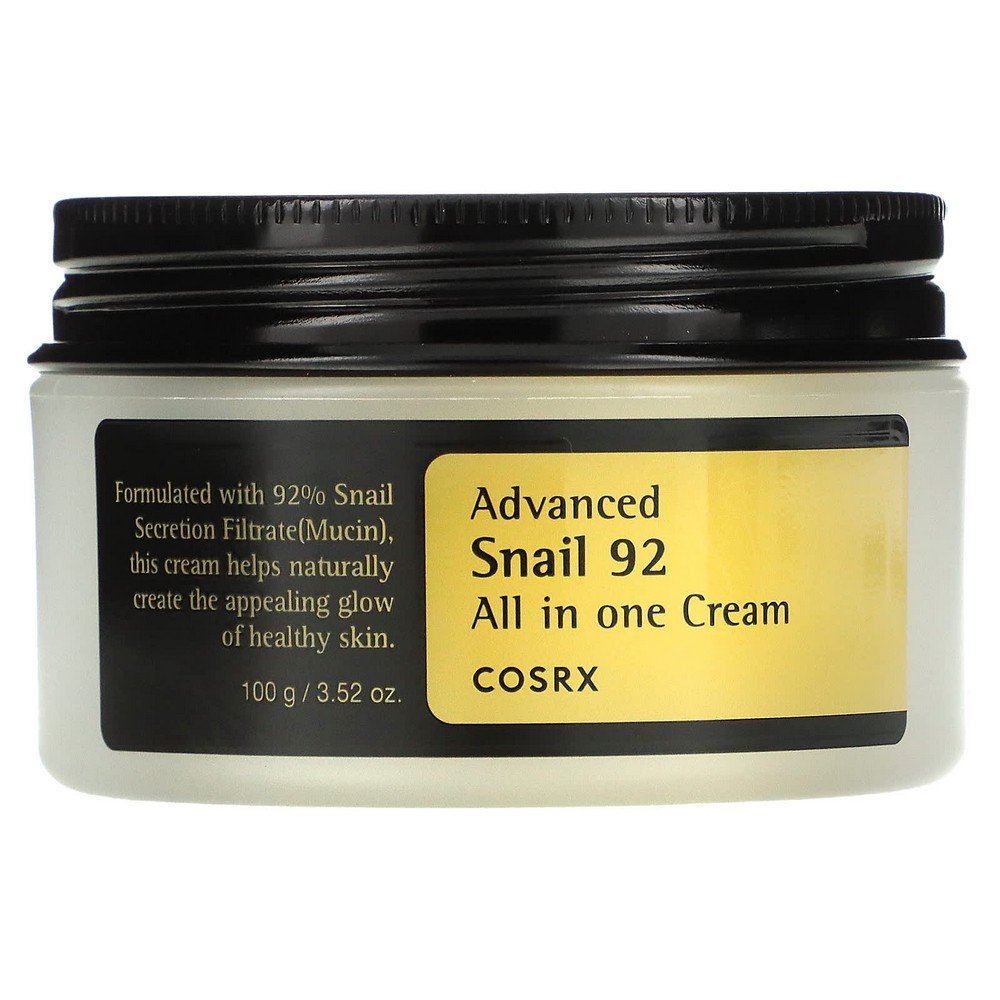 CosRx, Advanced Snail 92, All in One Cream, 3.52 oz (100 g),CosRx, Advanced Snail 92, All in One Cream, Creme mit Schneckensekret, 100 ml