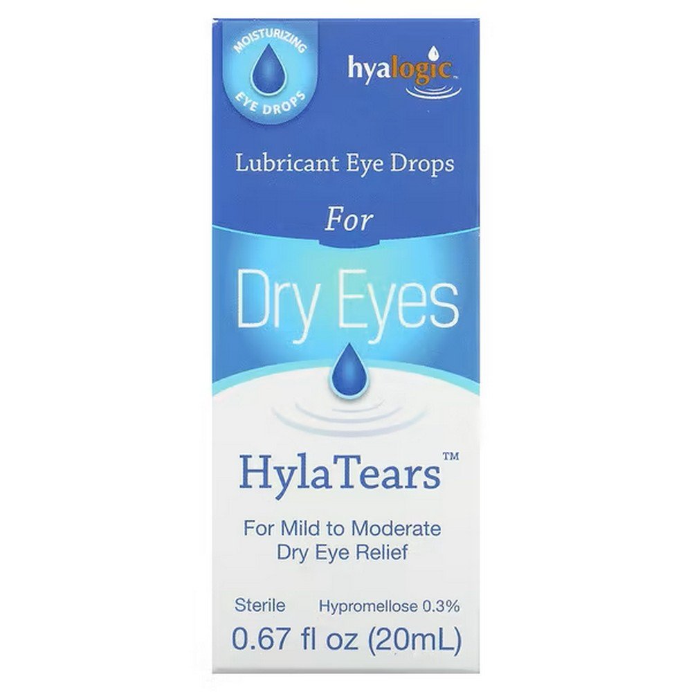 Hyalogic, HylaTears, Dry Eye Tear Supplement, 20 ml (0.67 fl oz),Hyalogic, HylaTears, Tränenergänzungsmittel für trockene Augen, 20 ml (0,67 fl oz)