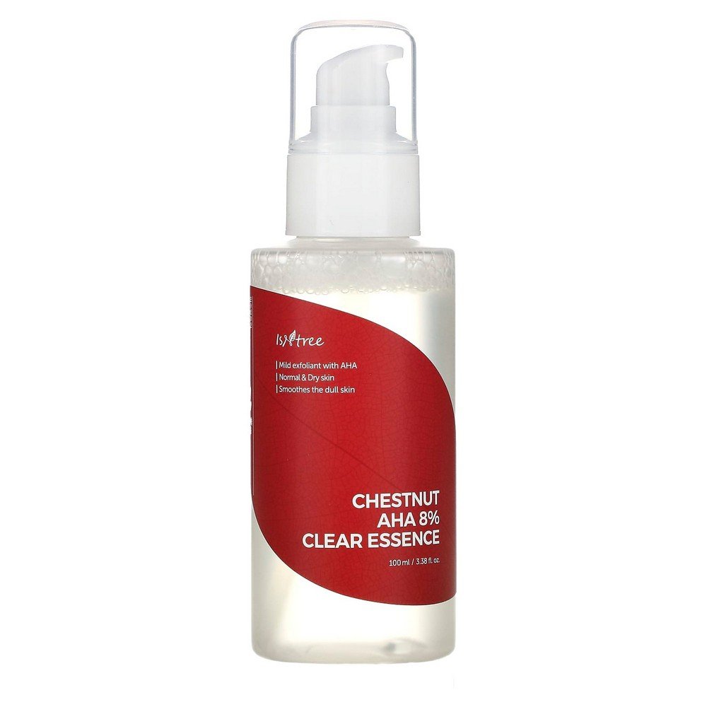 ISNtree, Chestnut AHA 8% Clear Essence, 3.38 fl oz (100 ml),ISNtree, Chestnut AHA 8% Clear Essence, 100 ml (3,38 fl. oz.)
