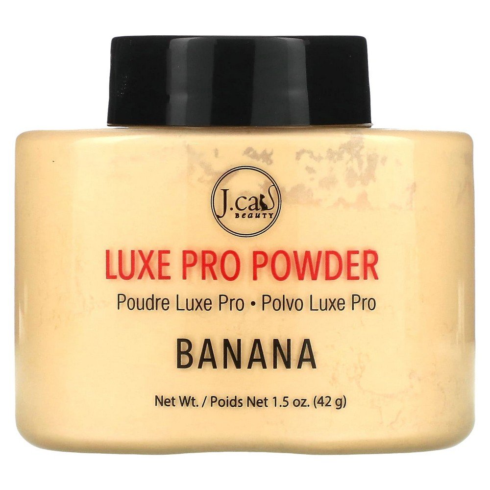 J.Cat Beauty, Luxe Pro Powder, LPP101 Banana, 1.5 oz (42 g),J.Cat Beauty, Luxe Pro Powder, Puder, LPP101 Banana, 42 g