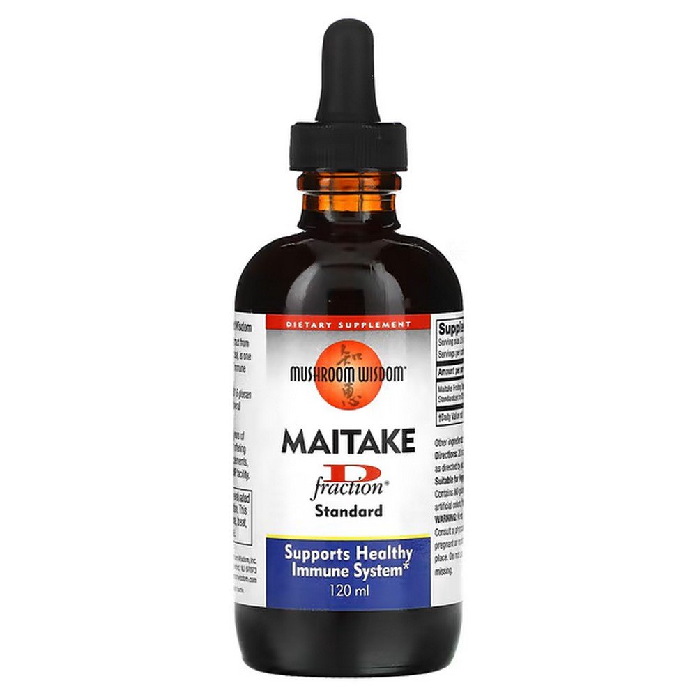 Mushroom Wisdom, Maitake, D-Fraction, Standard, 120 ml,Mushroom Wisdom, Pilz-Weisheit, Maitake, D-Fraktion,Stundard, 120 ml