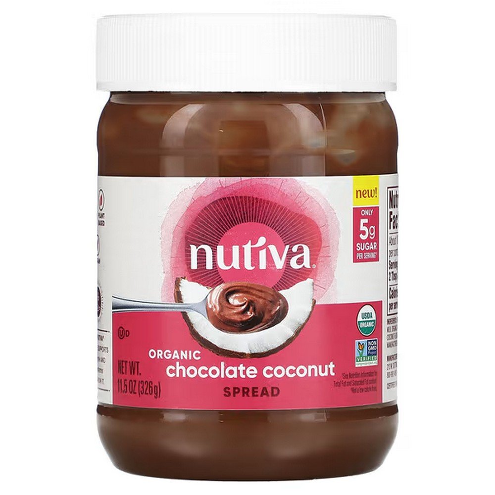 Nutiva, Organic Chocolate Coconut Spread, 11.5 oz (326 g),Nutiva, Bio-Schoko-Kokosnuss-Aufstrich, 326 g (11,5 oz.)