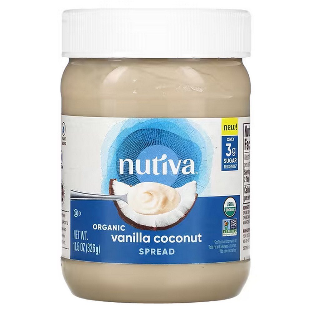 Nutiva, Organic Vanilla Coconut Spread, 11.5 oz (326 g),Nutiva, Bio-Vanille-Kokosnuss-Aufstrich, 326 g (11,5 oz.)