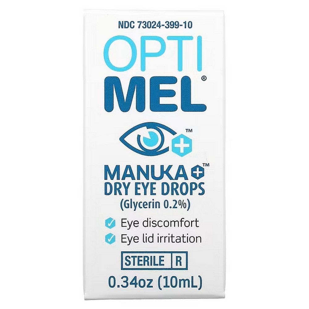 Optimel, Manuka+ Dry Eye Drops, 10 ml (0.34 oz.),Optimel, Manuka+ Tropfen für trockene Augen, 10 ml (0,34 oz.)