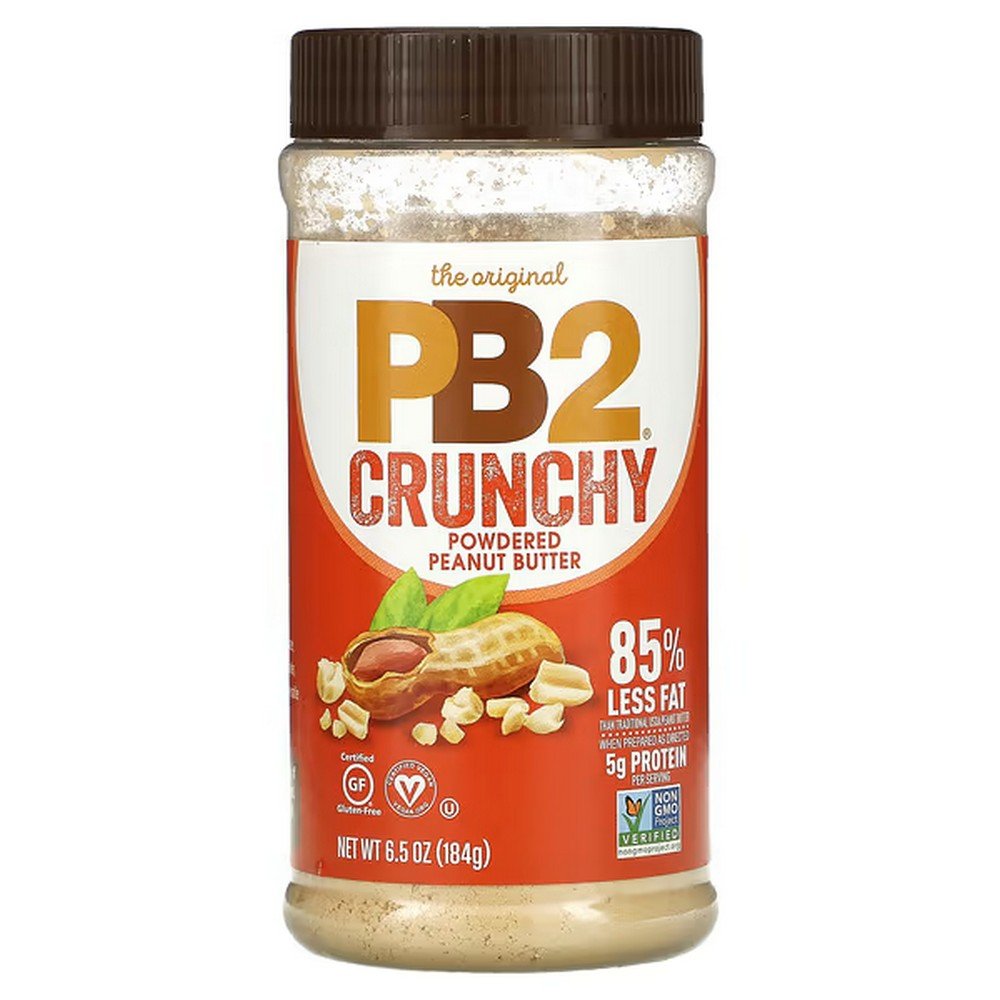 PB2 Foods, Crunchy Powdered Peanut Butter, 6.5 oz (184 g),PB2 Foods, Knusprige Erdnussbutter in Pulverform, 184 g (6,5 oz.)