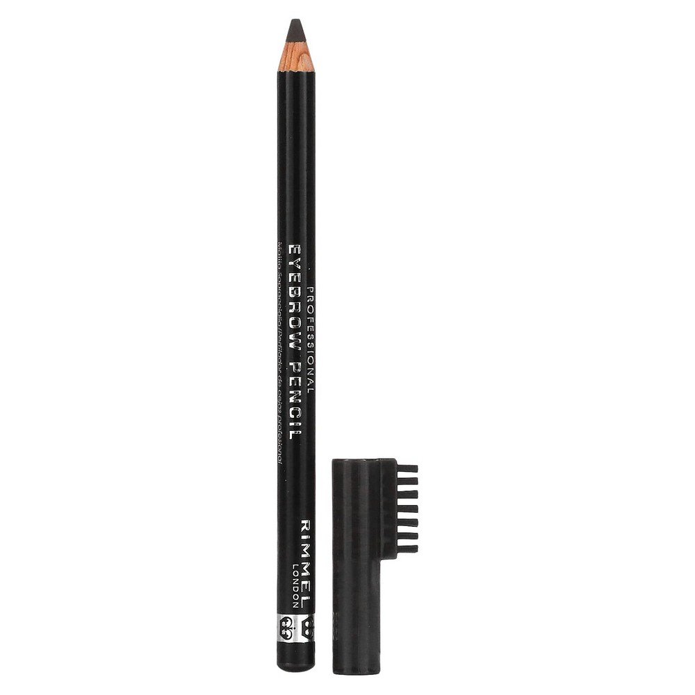 Rimmel London, Professional Eyebrow Pencil, 004 Black Brown,(1.4 g),Rimmel London, Professioneller Augenbrauenstift, 004 Black Brown, 1,4 g